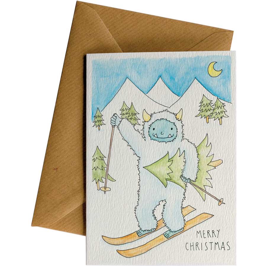 Skiing Yeti